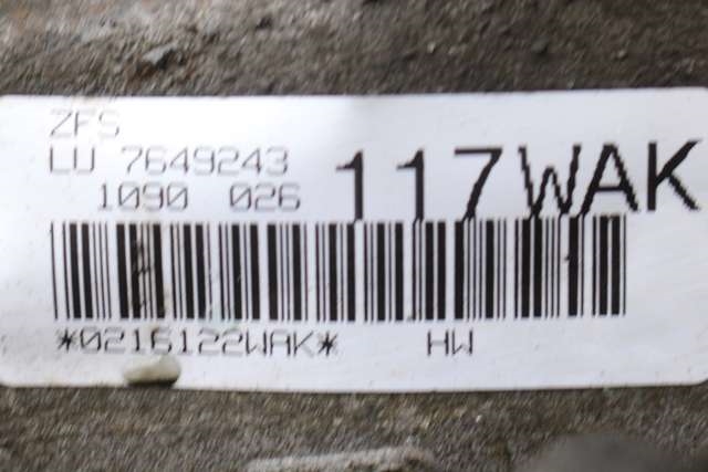 Girkasse 4WD komplett automat til BMW X1 2009-2015 (E84) (E84) (ZF|1090 026 117WAK|7 649 243. MED FORDELINGSKASSE|)