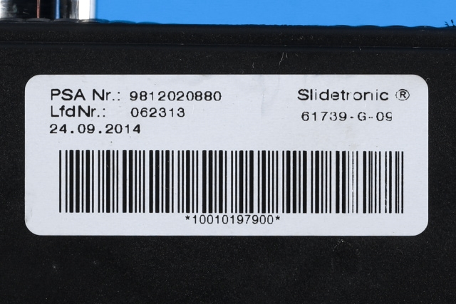 Girstang/girvelger automat til Peugeot 508 2014-2018 (Type I, Fase 2) (PEUGEOT|98 120208 80|)