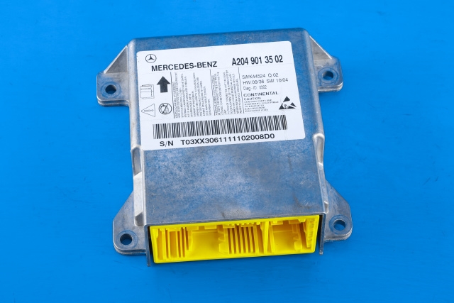 Styreenhet airbag hovedsensor til Mercedes C-Klasse, 2011-2014 (Fase 2) (W204) (W204) (MERCEDES|A 204 901 35 02)