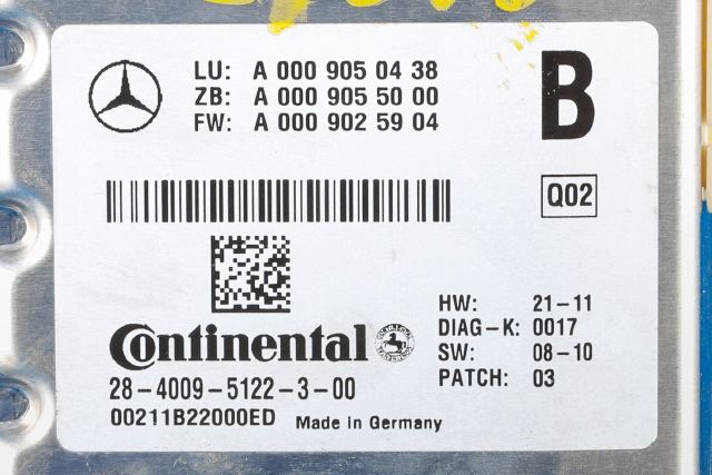 Kamera til Mercedes C-Klasse 2011-2014 (Fase 2) (W204) (W204) (MERCEDES|A 000 905 04 38|)