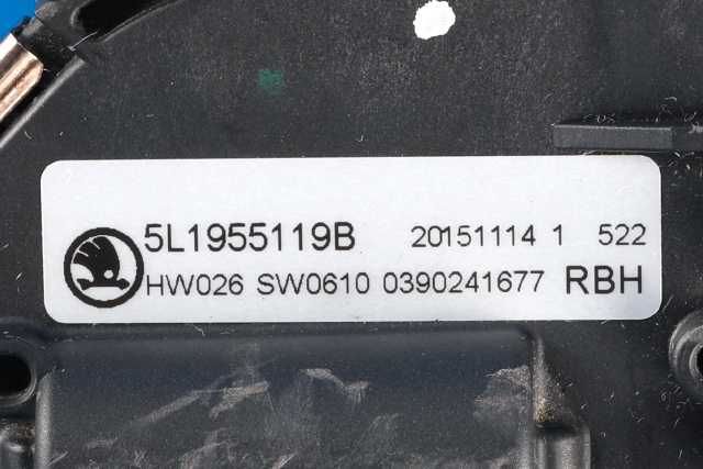 Viskermotor frontrute komplett m/overføring til Škoda Yeti 2014-2017 (Fase 2)  (VAG|5L1 955 119 B|)