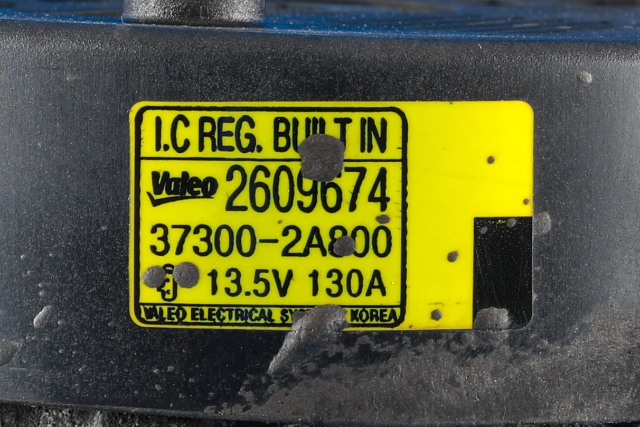 Dynamo diesel til Hyundai i40 2012-2017  (VALEO|2609674|37300-2A800. 13|)