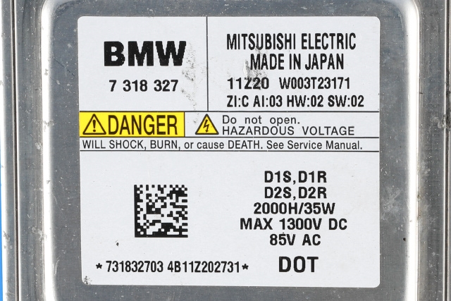 Styreenhet xenon/ballast til BMW 1-Serie 2011-2015 (Fase 1) (F20/F21) (F20/F21) (BMW|7 318 327|)