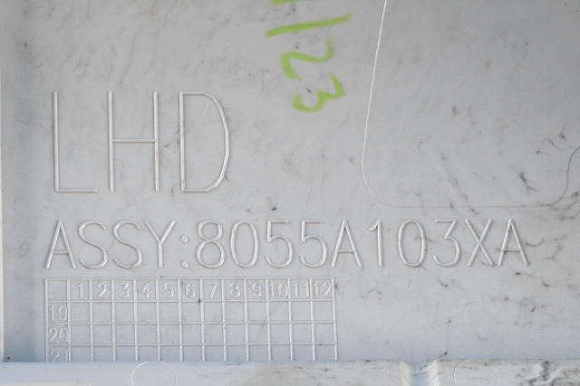 Dashbord friskluftdyse høyre til Mitsubishi Outlander 2015-->> (Type III, Fase 2)