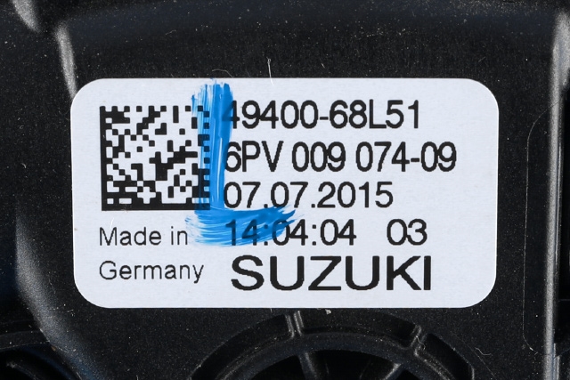 Pedal gass til Suzuki Vitara 2015-->> (Type IV) (HELLA|6PV 009 074-09|49400-68L51|)