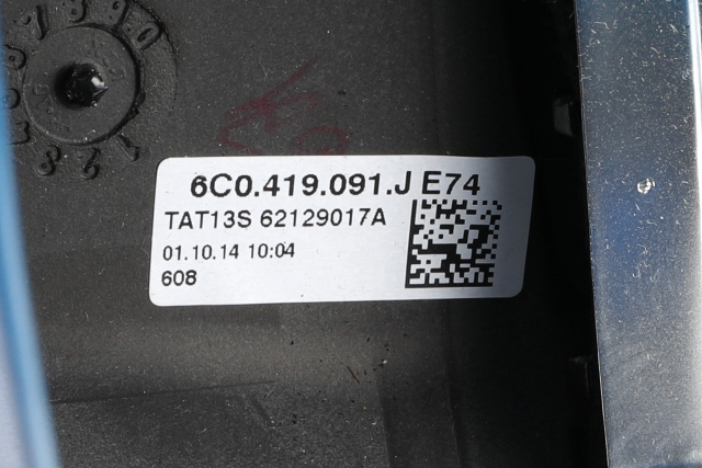 Airbag ratt til VW Polo 2014-2017 (Type V, Fase 2) (VAG|6C0 419 091 J|)