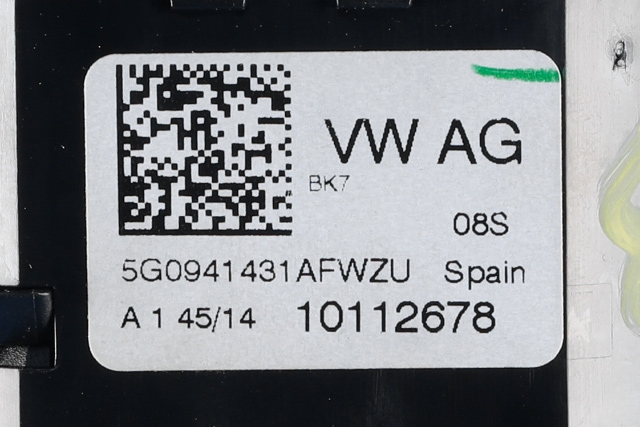 Bryter lys til VW Polo 2014-2017 (Type V, Fase 2) (VAG|5G0 941 431 AF|)