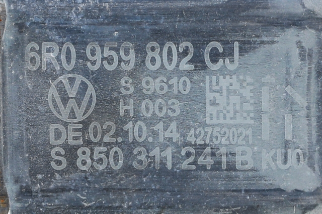 Ruteheis høyre foran til VW Polo 2014-2017 (Type V, Fase 2) (VAG|6R0 959 802 CJ|)
