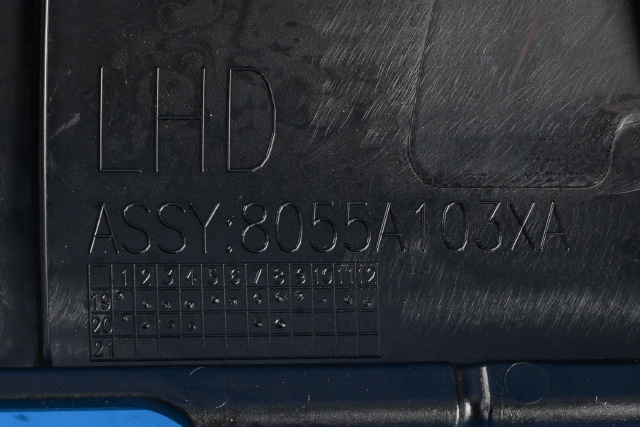 Dashbord friskluftdyse høyre til Mitsubishi Outlander 2015-->> (Type III, Fase 2)  