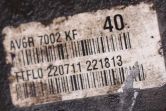Girkasse manuell 6-trinn til Ford Focus 2011-2014 (Type III, Fase 1)  (FORD|AV6R-7002-KF|)