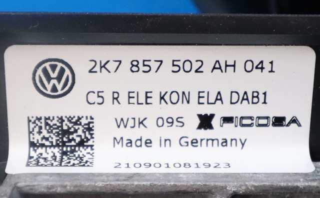 Speil høyre til VW Caddy 2020-->> (Type IV)  (VAG|2K7 857 502 AH|)