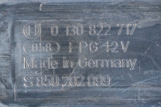 Ruteheis, kun motor, venstre foran til VW e-Golf 2014-2017 (Fase 1)  (VAG|5Q0 959 801 B|)