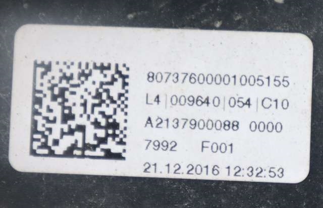 Spoiler bakluke til Mercedes E-Klasse 2016-2023 (W213) (W213) (MERCEDES|A 213 790 00 88|)