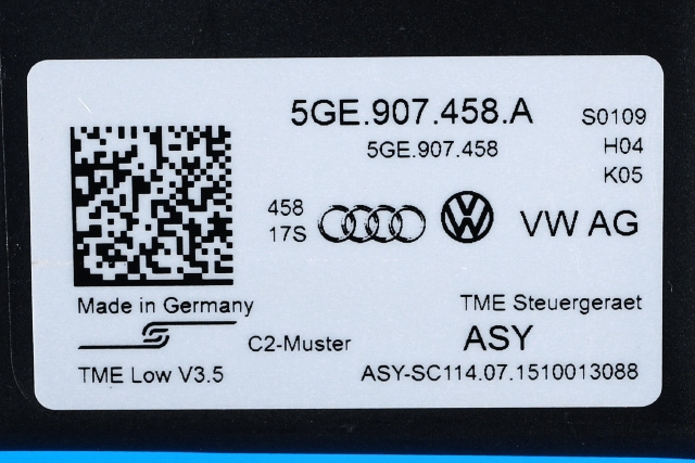 Styreenhet diverse til VW e-Golf 2014-2017 (Fase 1) (VAG|5GE 907 458 A|)