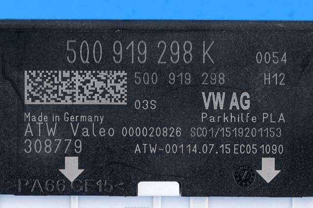 Styreenhet parkering til VW e-Golf 2014-2017 (Fase 1) (VAG|5Q0 919 298 K|)