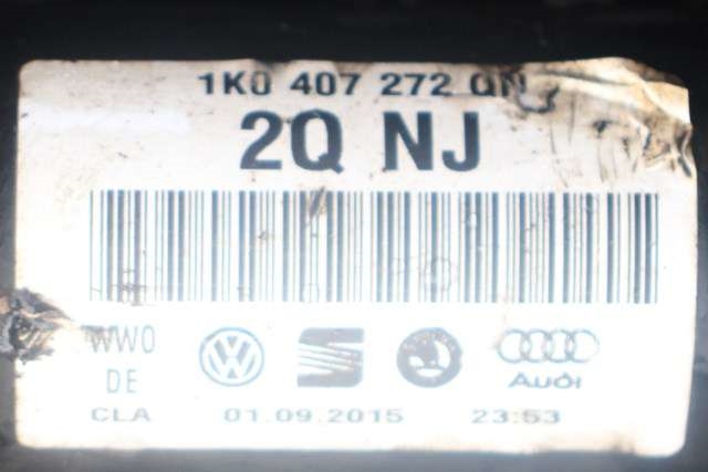 Drivaksel høyre foran, diesel/manuell til VW Caddy 2015-2020 (Type III, Fase 3)  (VAG|1K0 407 272 QN|)