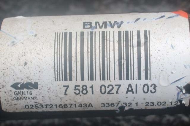 Drivaksel venstre bak, diesel/automat til BMW 5-Serie 2010-2017 (F10/F11) (F10/F11) (BMW|7 581 027|)