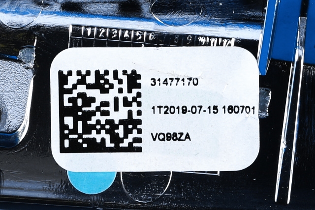 Dashbord friskluftdyse venstre til Volvo V60 / V60 CC 2018-->> (Type II)  (VOLVO|31477875|)