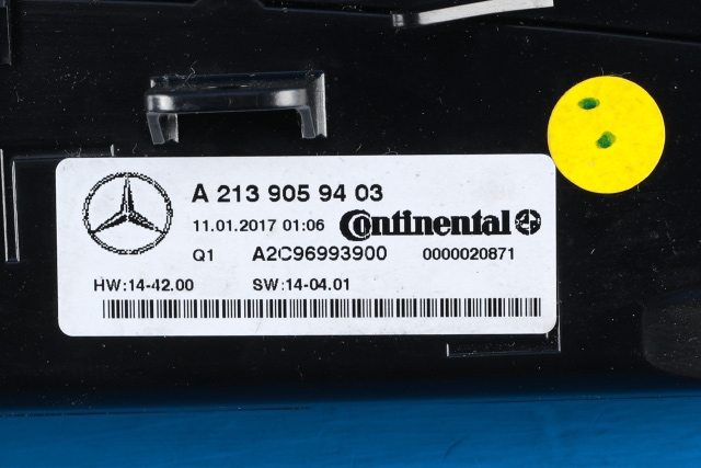 Varmeapparat betjening til Mercedes E-Klasse 2016-2023 (W213) (W213) (MERCEDES|A 213 905 94 03|)