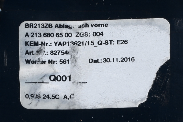 Dashbord myntrom til Mercedes E-Klasse 2016-2023 (W213) (W213) (MERCEDES|A 213 680 65 00|)
