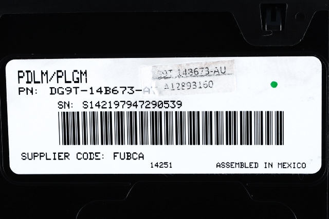 Styreenhet elektrisk bakluke til Ford Mondeo 2014-2019 (Type V, Fase 1) (FORD|DG9T-14B673-AU|)