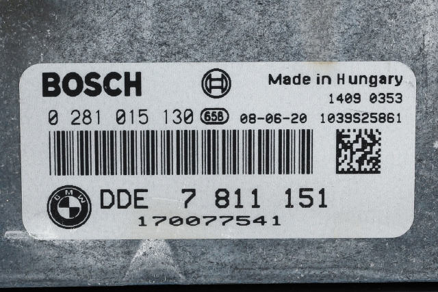 Styreenhet motor til BMW 5-Serie 2003-2010 (E60/E61) (E60/E61) (BOSCH|0 281 015 130|7 811 151|)