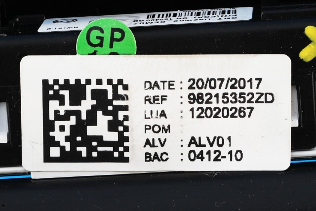 Taklyspanel til Peugeot 308 2013-2021 (Type II) (PEUGEOT|98 215352 ZD|)