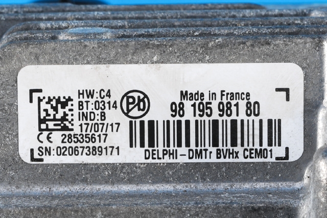 Styreenhet start/stopp til Peugeot 308 2013-2021 (Type II) (PEUGEOT|98 195981 80|)