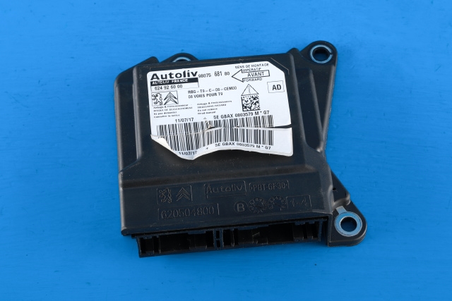 Styreenhet airbag hovedsensor til Peugeot 308, 2013-2021 (Type II)  (PEUGEOT|98 075681 80)