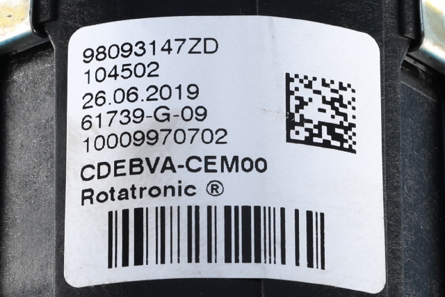 Girstang/girvelger automat til Peugeot Partner 2019-->> (Type III)  (PEUGEOT|98 093147 ZD|)