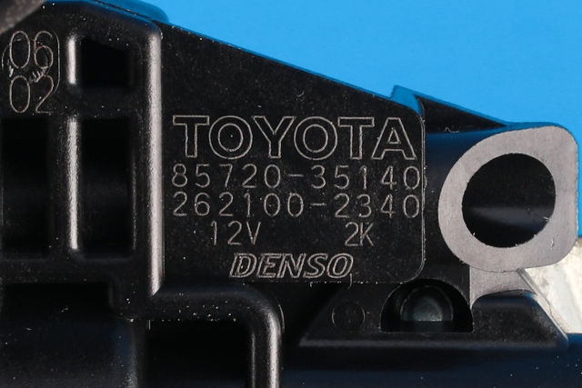 Ruteheis høyre bak til Toyota RAV4 2006-2009 (Type III, Fase 1)  (DENSO|262100-2340|85720-35140|)