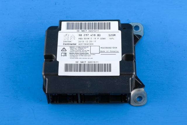 Styreenhet airbag hovedsensor til Peugeot 3008, 2016-->> (Type II)  (PEUGEOT|98 237418 80)