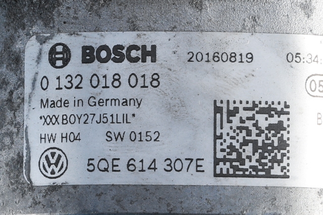 Motorrom diverse til Audi A3 2016-2020 (Type III, Fase 2) (VAG|5QE 614 307 E|)