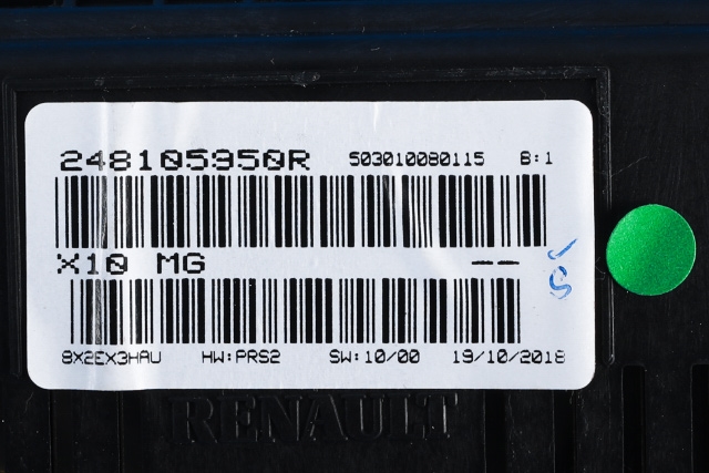 Instrumentpanel til Renault Zoe 2013-2019 (Fase 1)  (RENAULT|2481 05950R|)