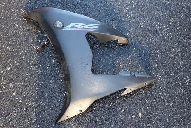 MC, Kåpe, venstre til MC Yamaha YZF-R6, 2003-2005  