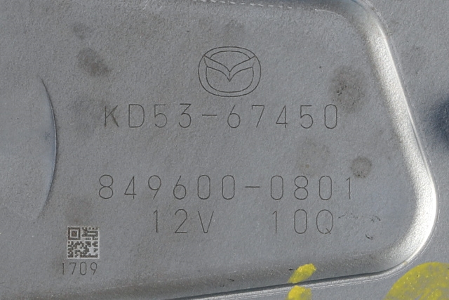 Viskermotor bakrute til Mazda CX-5 2012-2017 (Type I)  (DENSO|849600-0801|KD53-67450|)