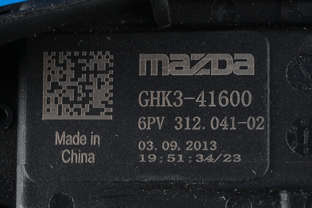 Pedal gass til Mazda CX-5 2012-2017 (Type I)  (HELLA|6PV 312 041-02|GHK3-41-600|)