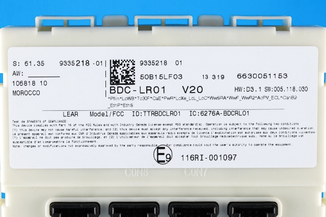 Sikringsboks til BMW i3 2013-2022  (BMW|9 335 218|)