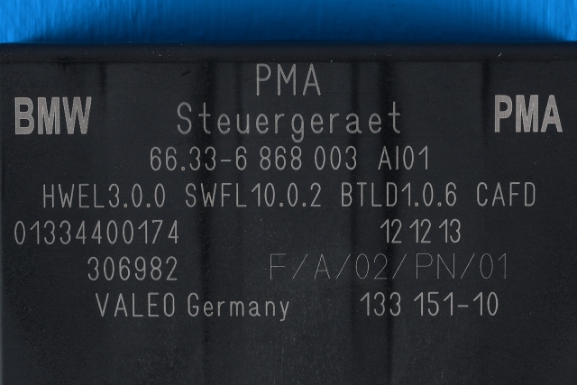 Styreenhet parkering til BMW i3 2013-2022  (BMW|6 868 003|)