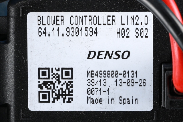 Varmeapparat motor til BMW i3 2013-2022  (DENSO|116360-2022|64.11-9 297 751|)