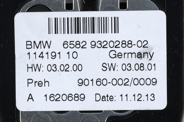 Bilstereo navigasjon betjeningspanel til BMW i3 2013-2022 (BMW|9 320 288|)