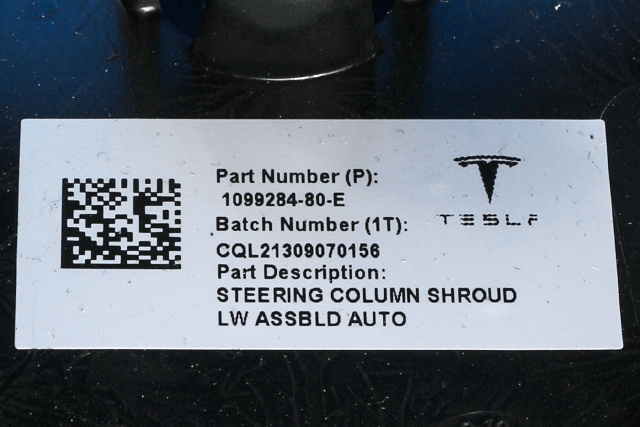 Ratt deksler til Tesla Model 3 2018-2023 (Fase 1) (TESLA|1099284-80-E|)