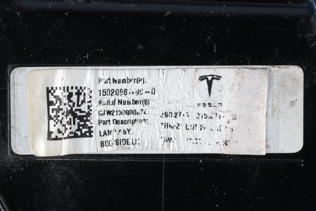 Baklykt venstre ytre til Tesla Model 3 2018-2023 (Fase 1)  (TESLA|1502086-99-D|)