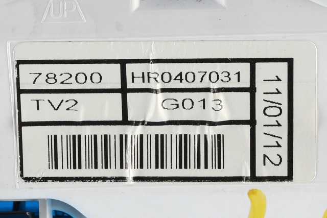 Instrumentpanel til Honda Civic 2012-2015 (Type IX, Fase 1) (NS|HR-0407-031|78200-TV2-G013|)