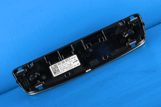 Varmeapparat betjening til Audi A3 2012-2016 (Type III, Fase 1)  (VAG|8V0 820 043 D|)