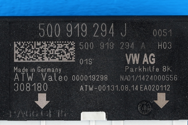 Styreenhet parkering til Audi A3 2012-2016 (Type III, Fase 1) (VAG|5Q0 919 294 J|)