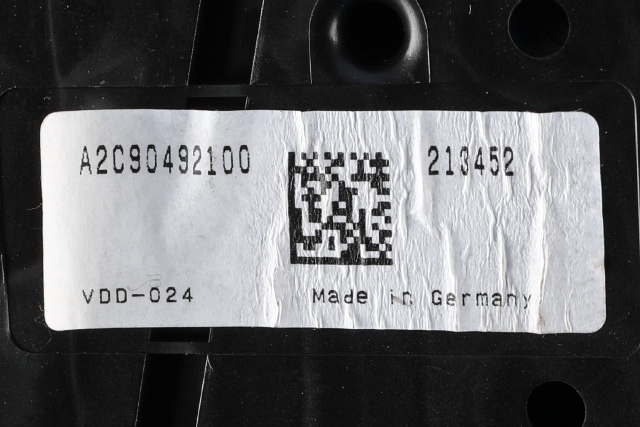 Instrumentpanel til Audi A3 2012-2016 (Type III, Fase 1)  (VDO|A2C90492100|8V0 920 871|)