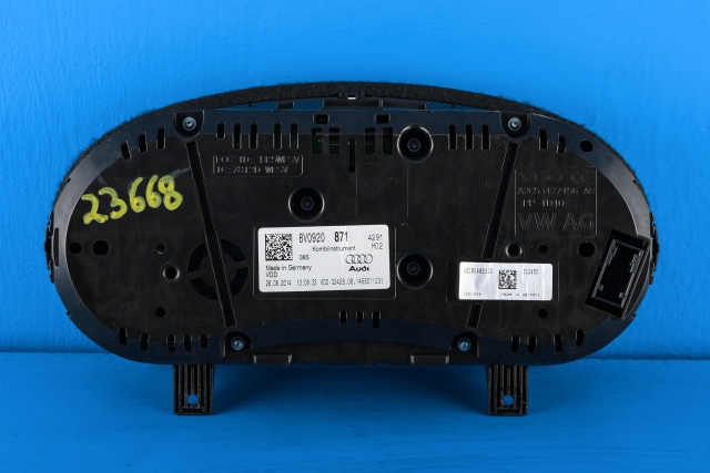 Instrumentpanel til Audi A3 2012-2016 (Type III, Fase 1)  (VDO|A2C90492100|8V0 920 871|)