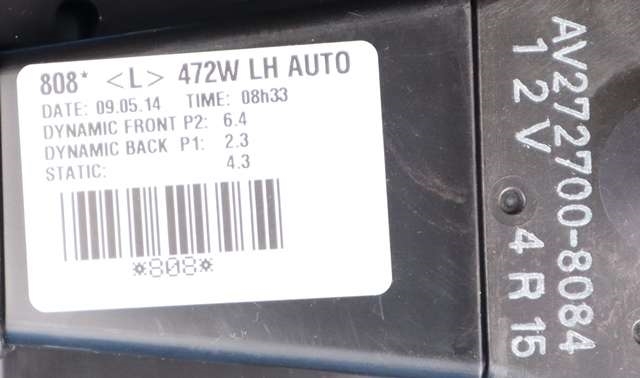 Varmeapparat motor til Toyota Auris 2013-2015 (Type II, Fase 1) (DENSO|272700-8084|)
