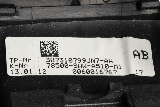 Ratt til Honda CR-V 2007-2012 (Type III)  (HONDA|78500-SWW-A510|)